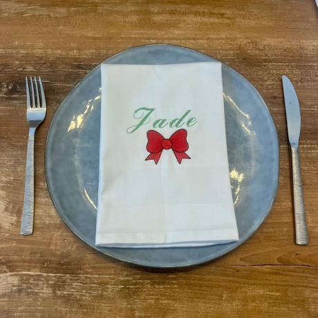 Serviette de Table Personnalisée